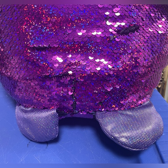 SHIMMEEZ Cristy The Cat Large 14” Pillow Plush Stuffed Animal Reversible Sequins - Picture 8 of 10